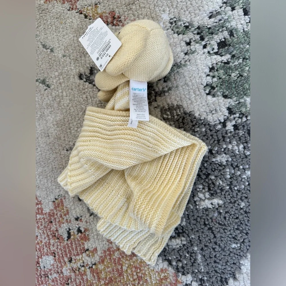 New Carter’s Baby Puppy Plush Lovey Security Blanket Stuffed Animal Dog Snuggly - Picture 5 of 8